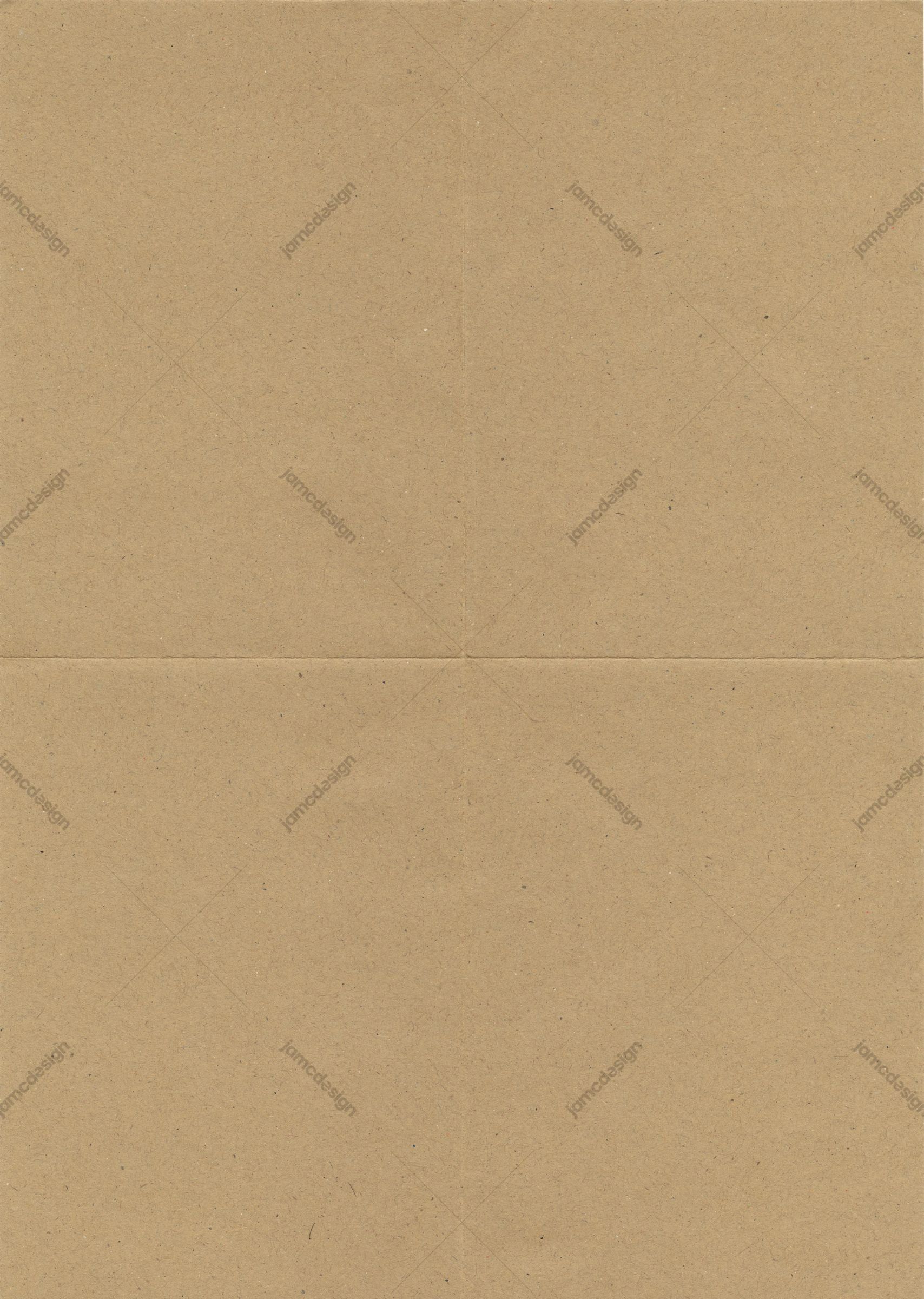 Tan Speckled Paper Texture With A Central Fold. This JPG paper texture shows a pale tan, finely speckled surface with a subtle crease across the middle
