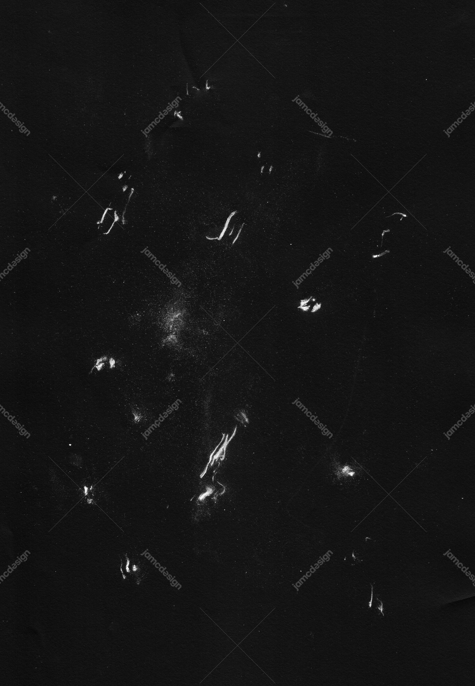 Texture Noire Avec Des Points Blancs Épars. Cette texture JPG présente une surface presque noire parsemée de fines mouchetures blanches
