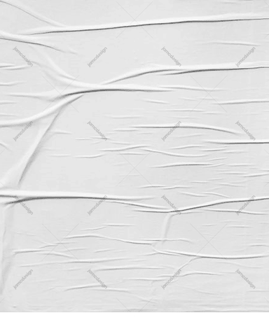 White Fabric Texture Overlay With Broad Folds PNG