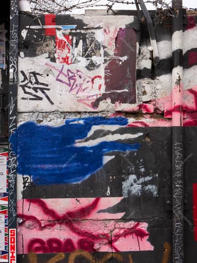 Weathered Graffiti Wall Texture PNG