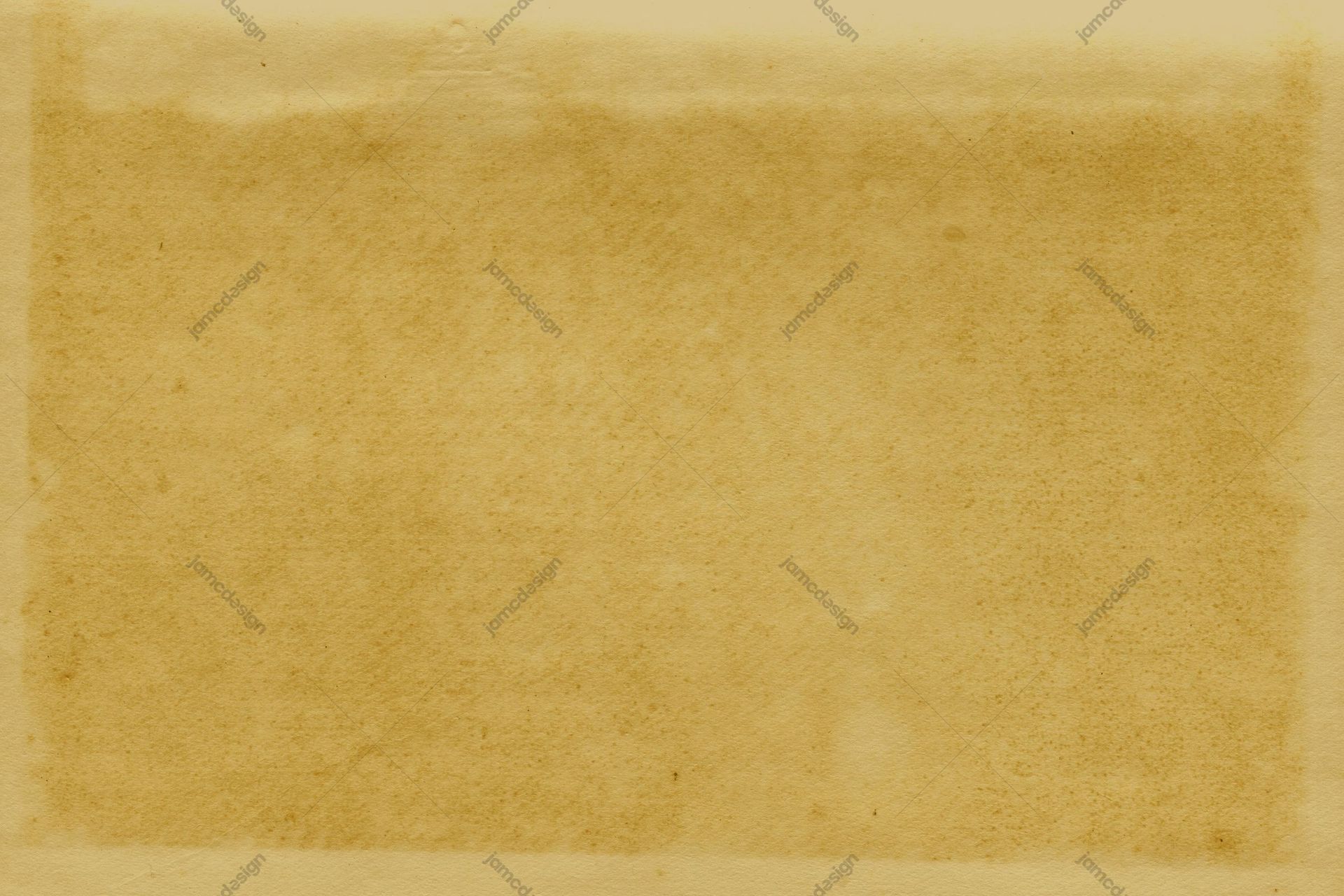 Aged Yellow Parchment Texture. This JPG texture shows aged yellow parchment with a fine mottled grain, softly darkened edges and scattered marks