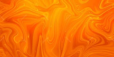 Orange Fluid Marble Swirl Background