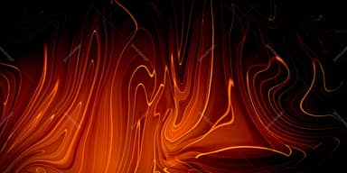 Flowing Orange And Red Marble Texture Background