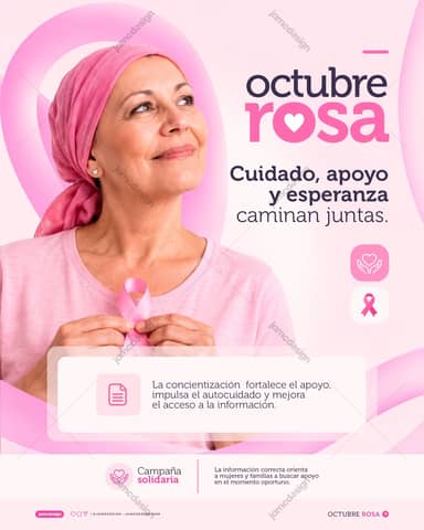 Breast Cancer Support Flyer Template PSD