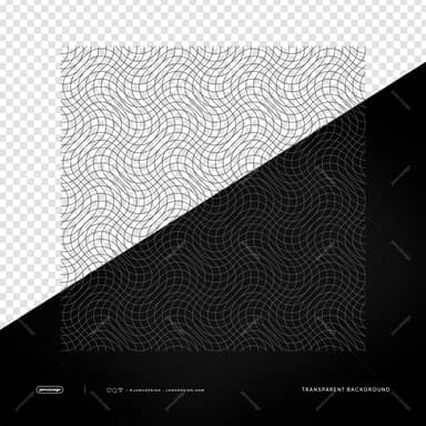 Abstract Wavy Grid Pattern PNG