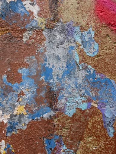 Layered Peeling Paint Wall Texture PNG