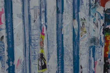 Distressed Wall Texture With Torn Paper Strips