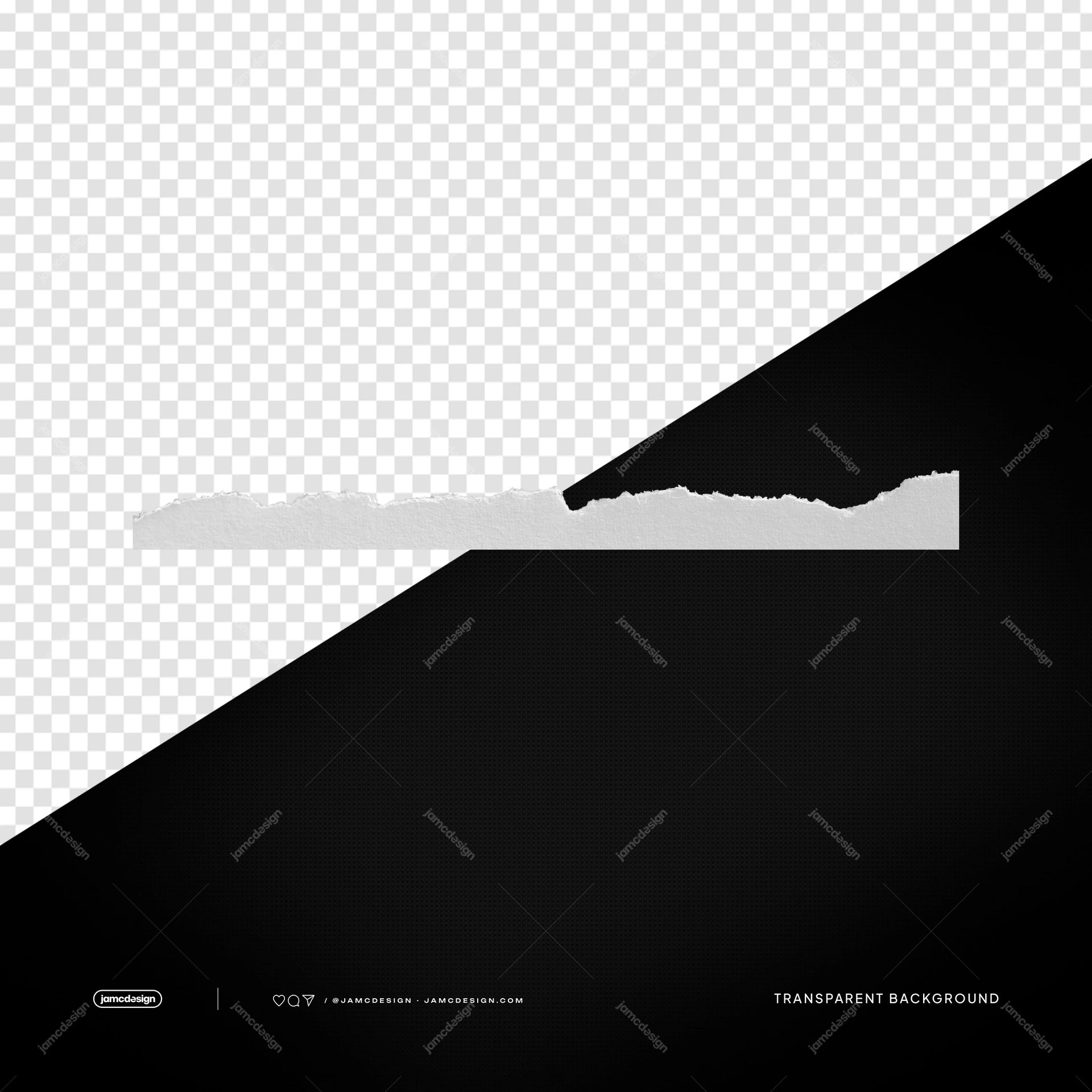 White Torn Paper Edge With Shadow PNG Transparent. White torn paper edge supplied as a PNG transparent object
