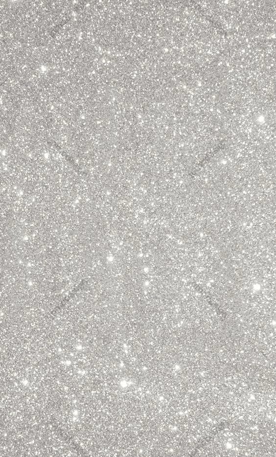 Silver Glitter Texture Background. This JPG texture shows a dense silver glitter grain with scattered bright flecks across a softly mottled surface