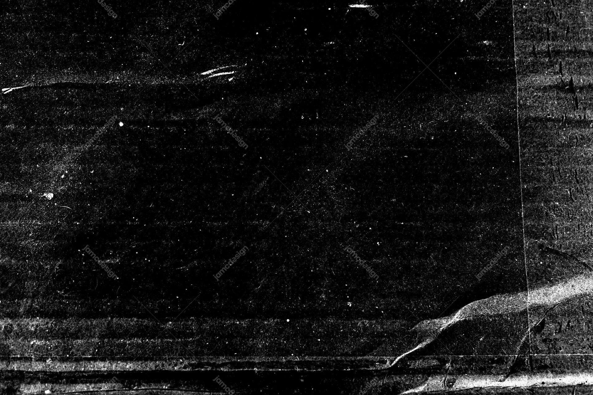 Distressed Texture PNG With Bright Worn Edges. Download this black and white PNG texture, with a heavily distressed surface