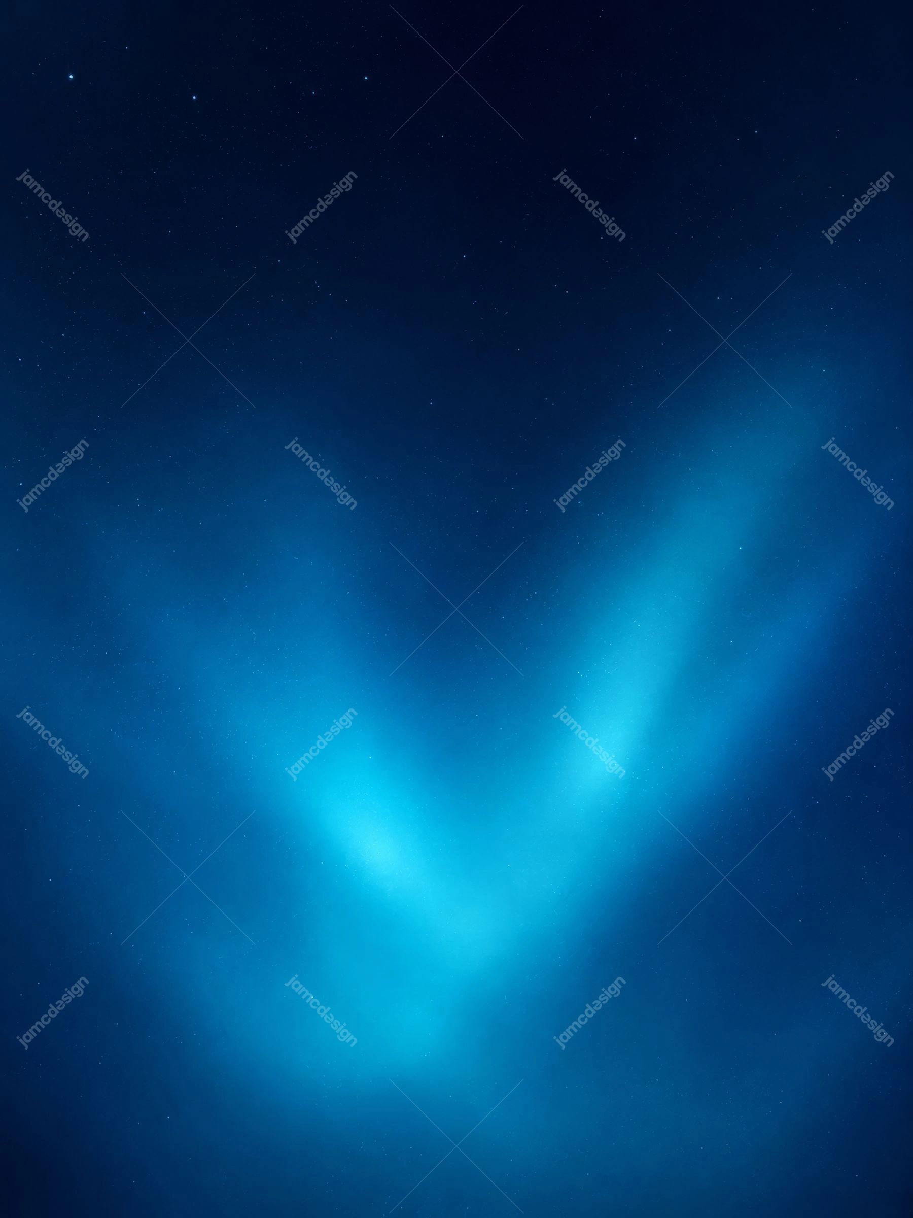 Blue Aurora Winter Night Cyan Light Ribbons Background JPG. Blue aurora winter night background supplied as a JPG