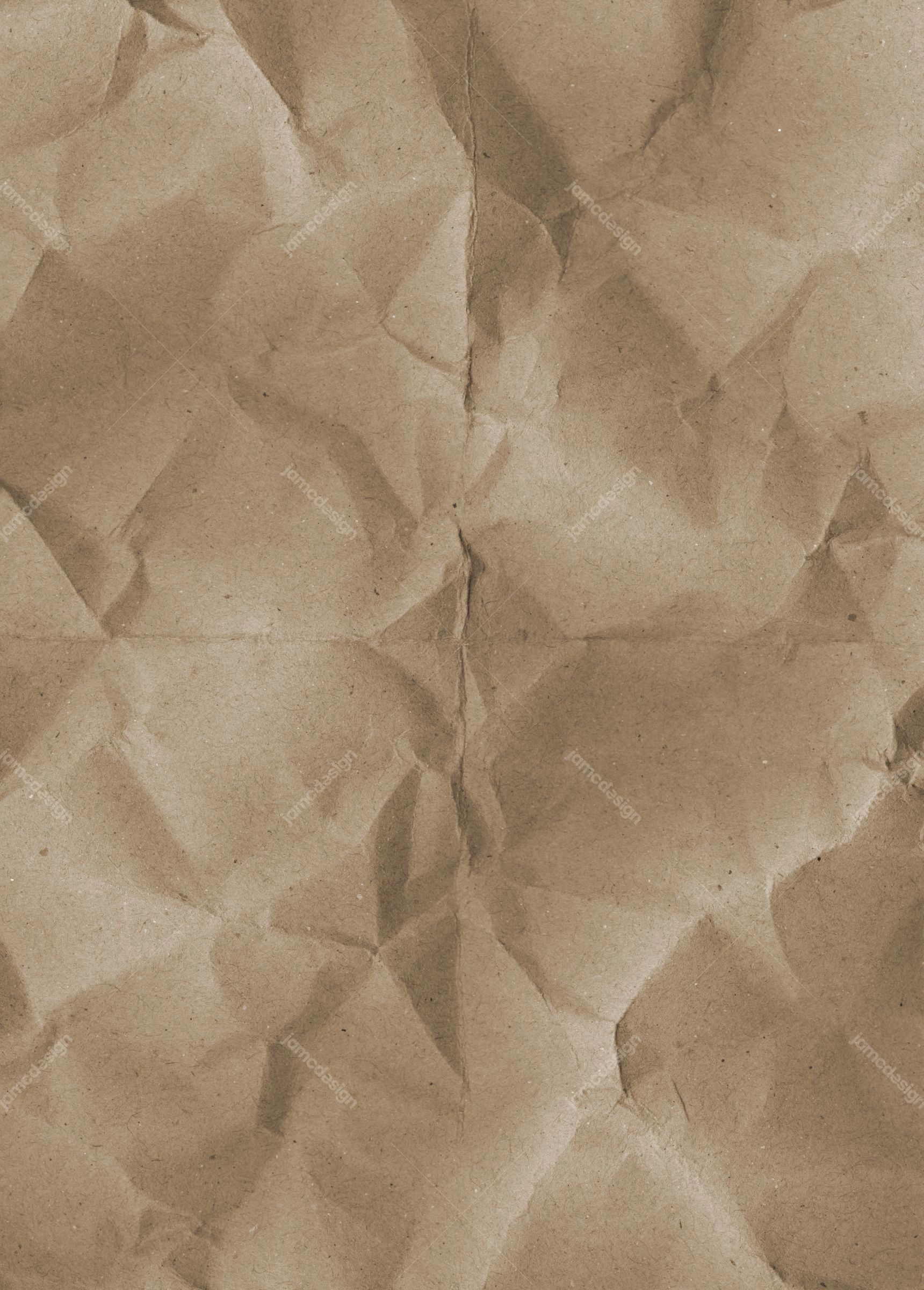 Beige Paper Texture With Angular Folds. This JPG texture shows beige paper crushed into angular, diamond like folds