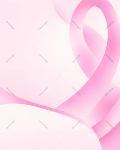 Pastel Pink Background With Awareness Ribbon PNG