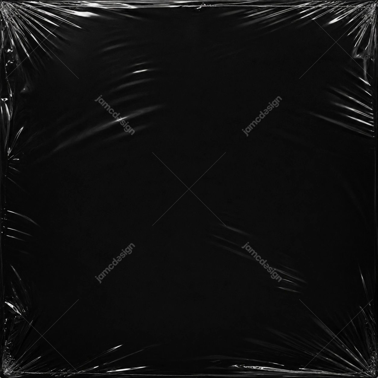 Fundo De Textura De Plástico Filme Preto. Fundo PNG de plástico filme preto esticado sobre uma superfície escura, com brilho acetinado
