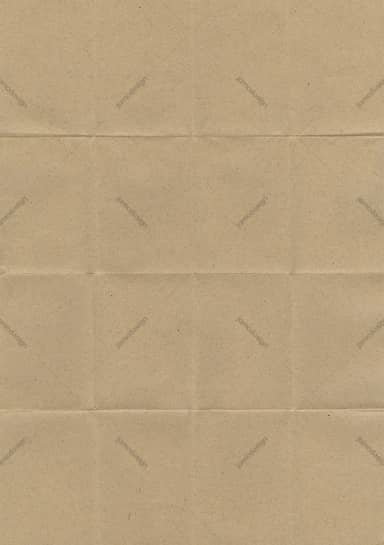 Tan Paper Background With Broad Fold Lines