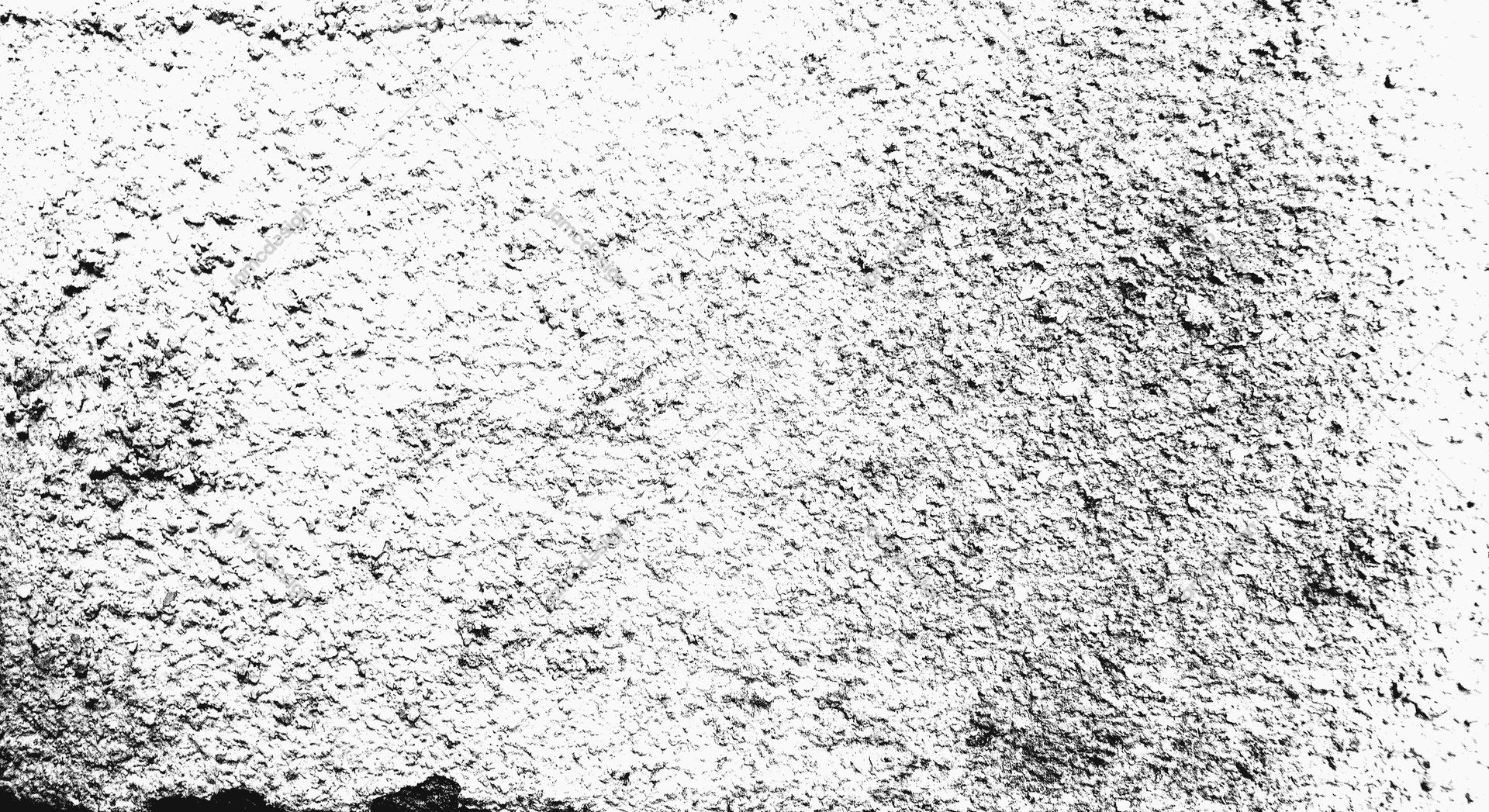 Rough Plaster Wall Texture With Dark Speckles PNG. A PNG wall texture with a rough, weathered plaster surface in white and gray