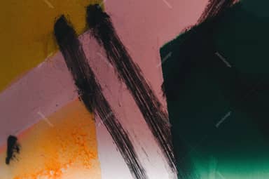 Black Brushstrokes On Colorful Paper Texture