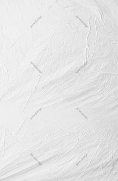 White Creased Fabric Texture Background