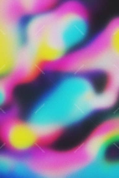 Multicolor Neon Bokeh Texture