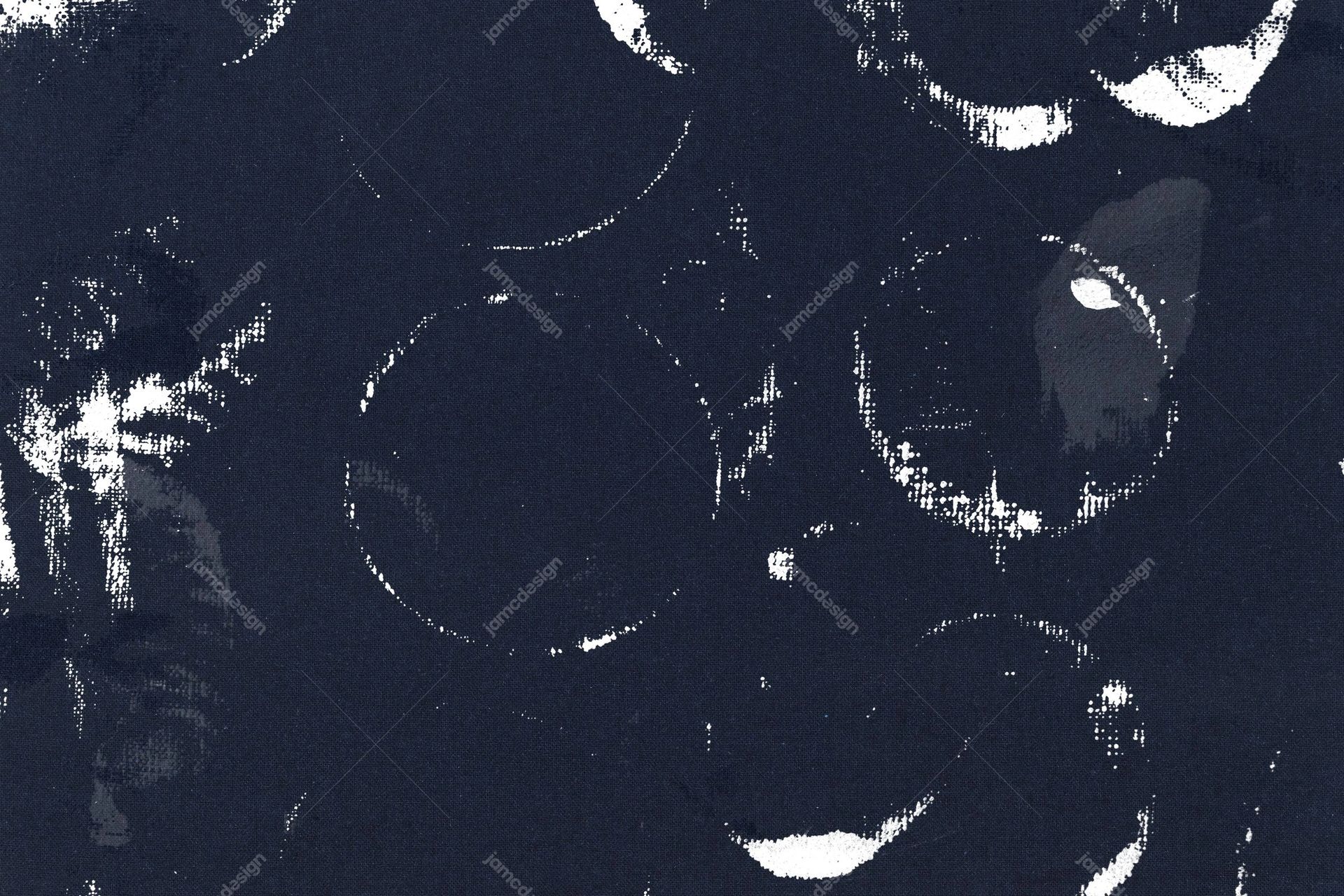 Navy Circular Scuff Texture Background. This JPG texture shows a dark navy surface marked by irregular circular scuffs, pale distressed patches and fine grain