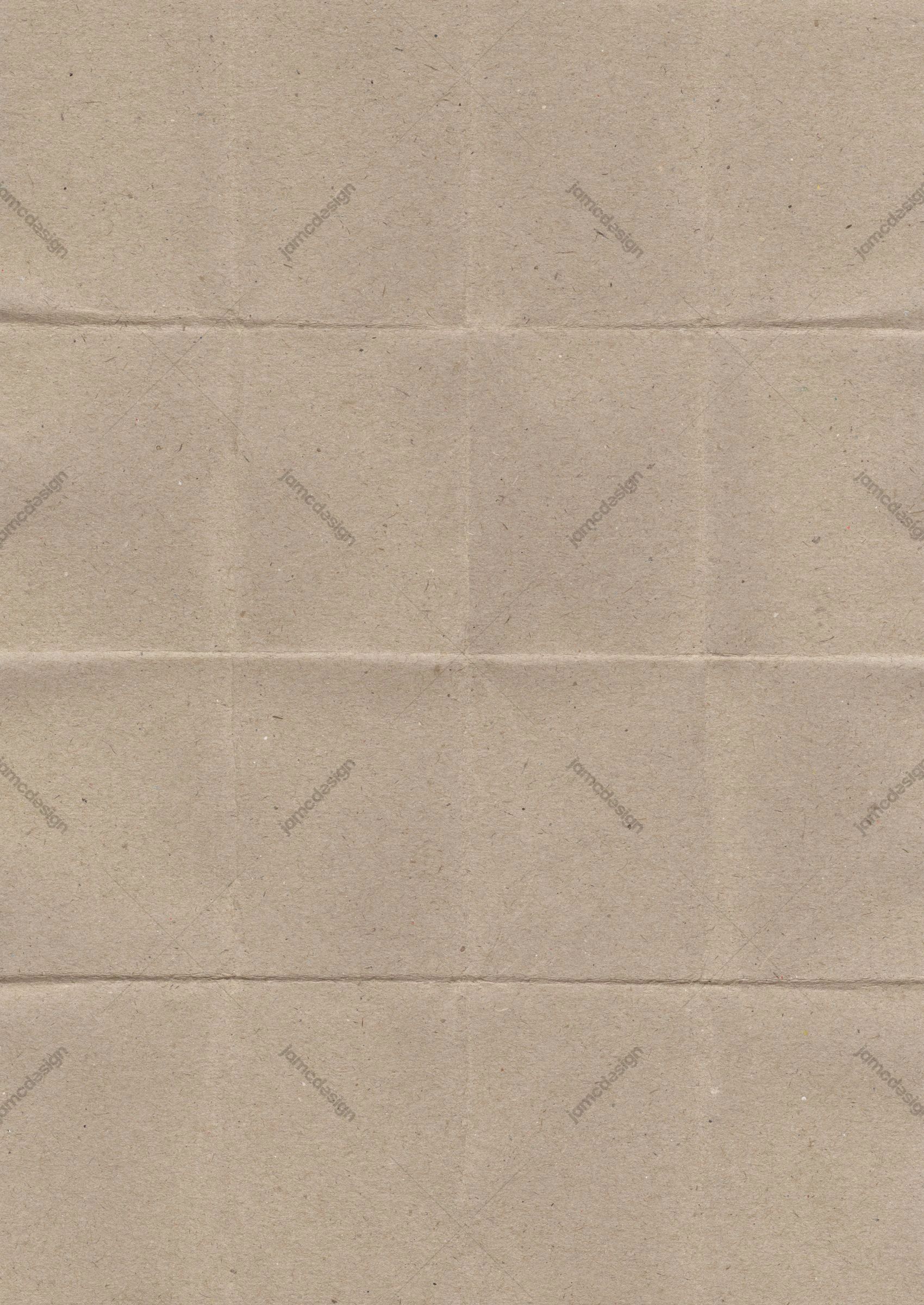 Beige Paper Texture With Horizontal Folds. This JPG paper texture shows a muted tan, grainy surface crossed by fold creases