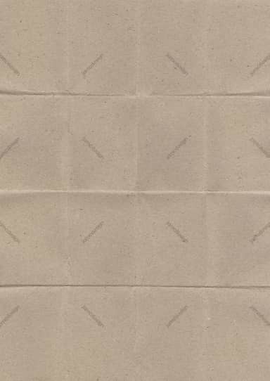 Beige Paper Texture With Horizontal Folds