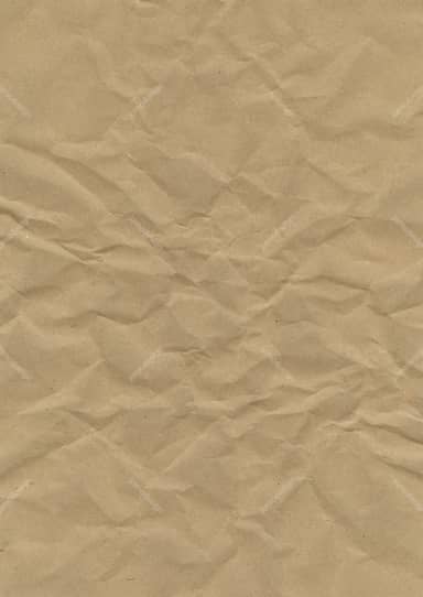 Beige Paper Texture With Irregular Creases