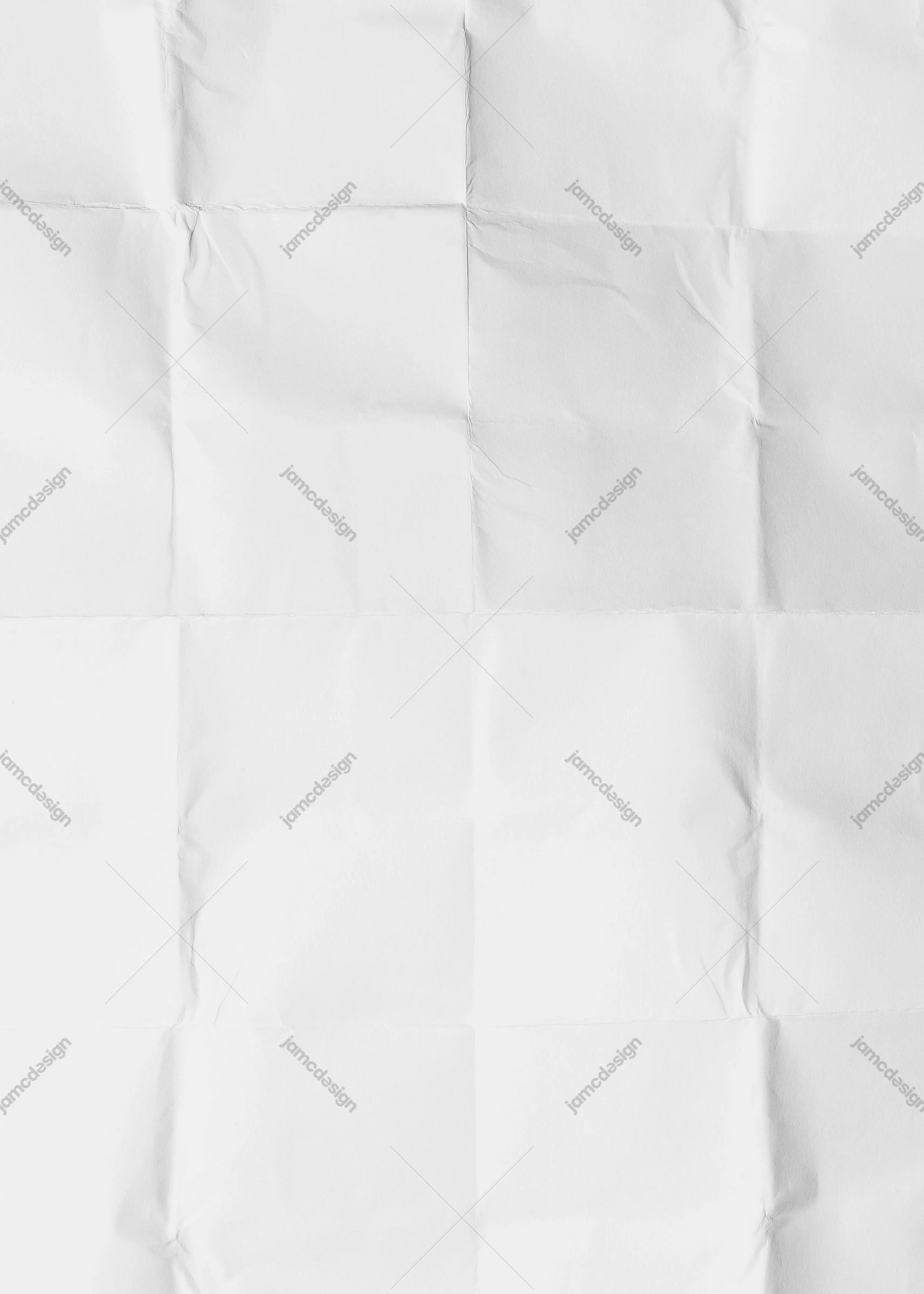 White Paper Texture With Intersecting Fold Lines. Download this JPG paper texture showing a white sheet with broad creases