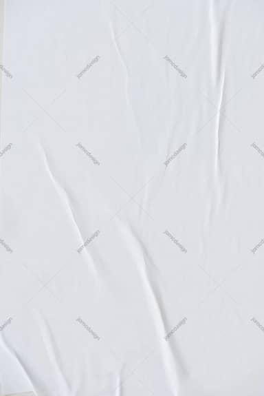 White Fabric Texture With Soft Folds
