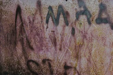 Weathered Wall Texture With Graffiti