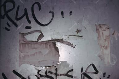 Weathered Concrete Wall Texture With Graffiti