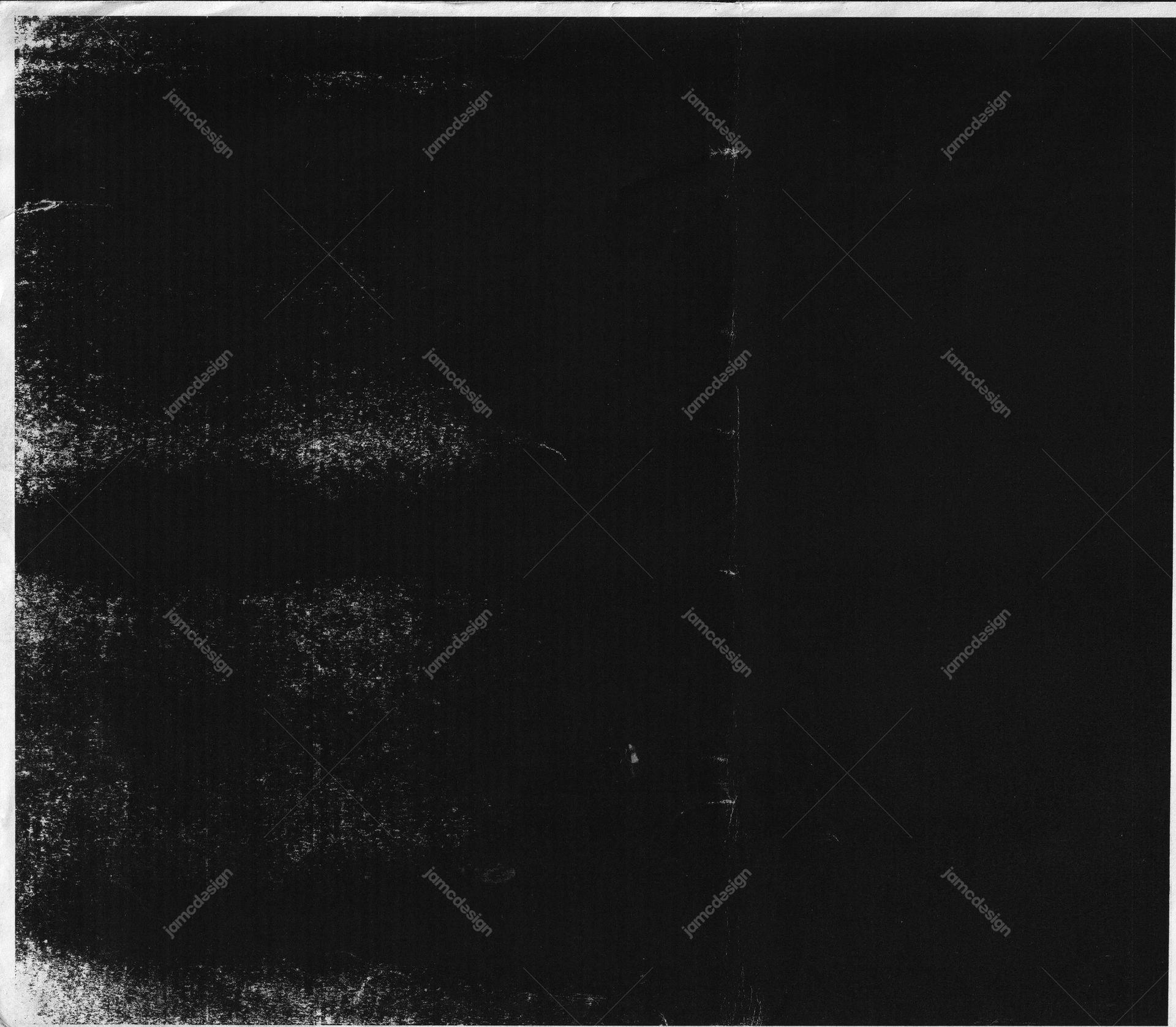 Black Texture With White Smudges Along The Left Edge. This JPG texture has a near black, monochrome surface with rough white smudges concentrated along