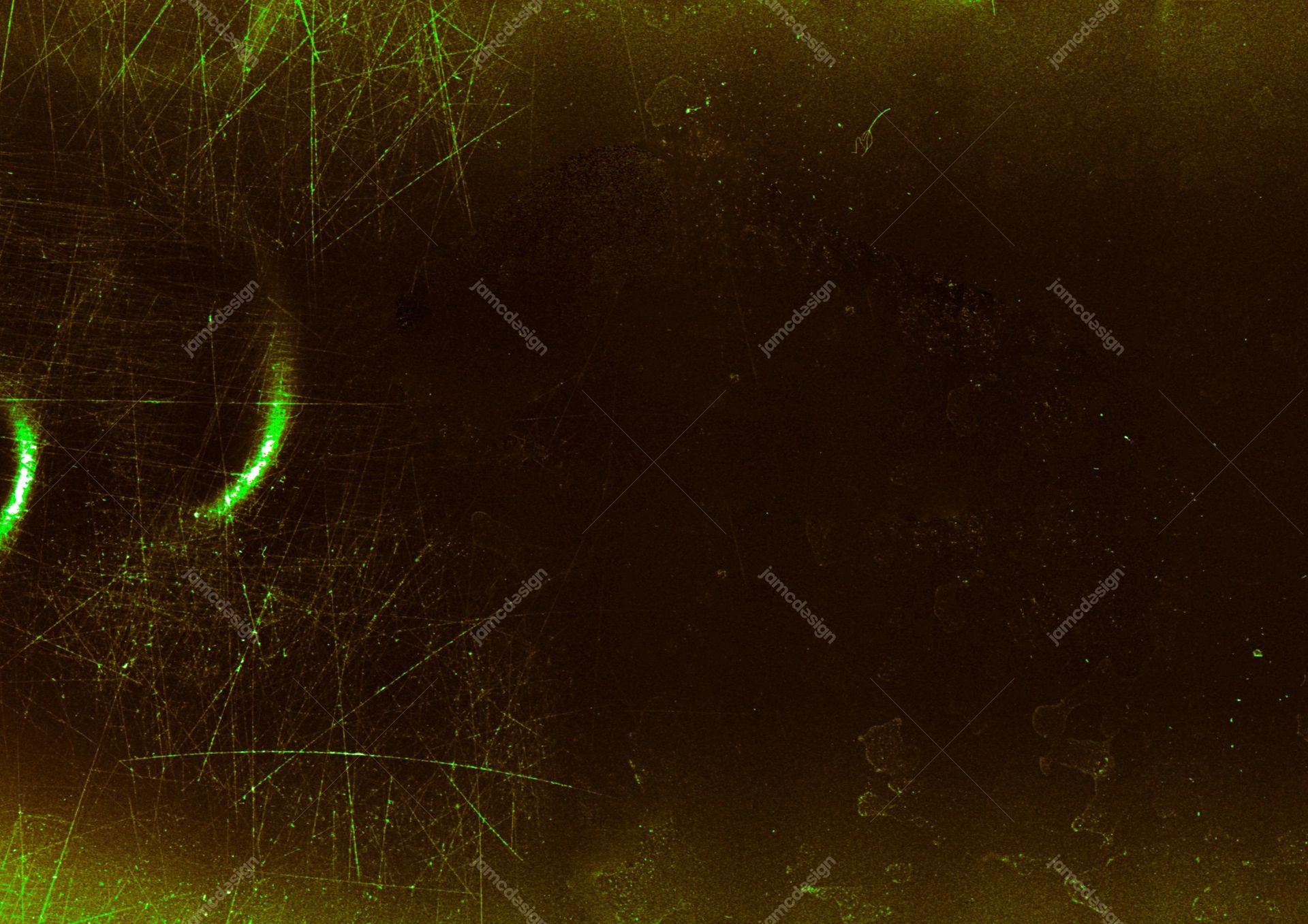 Dark Texture With Green Light Leaks. This JPG texture combines olive green light leaks, scattered dust and fine scratches across a dark surface