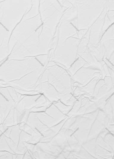 White Paper Texture With Broad Creases