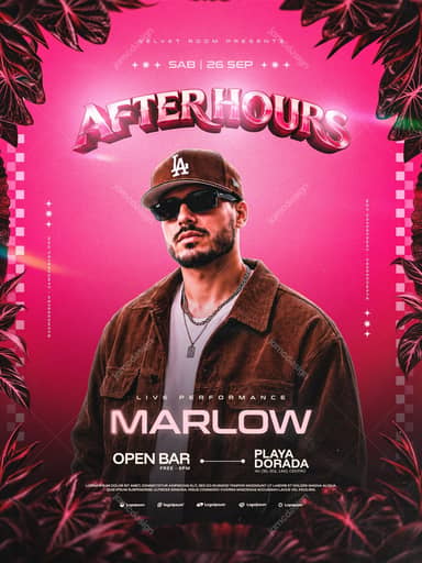 After Hours Nightlife Event Flyer Template PSD