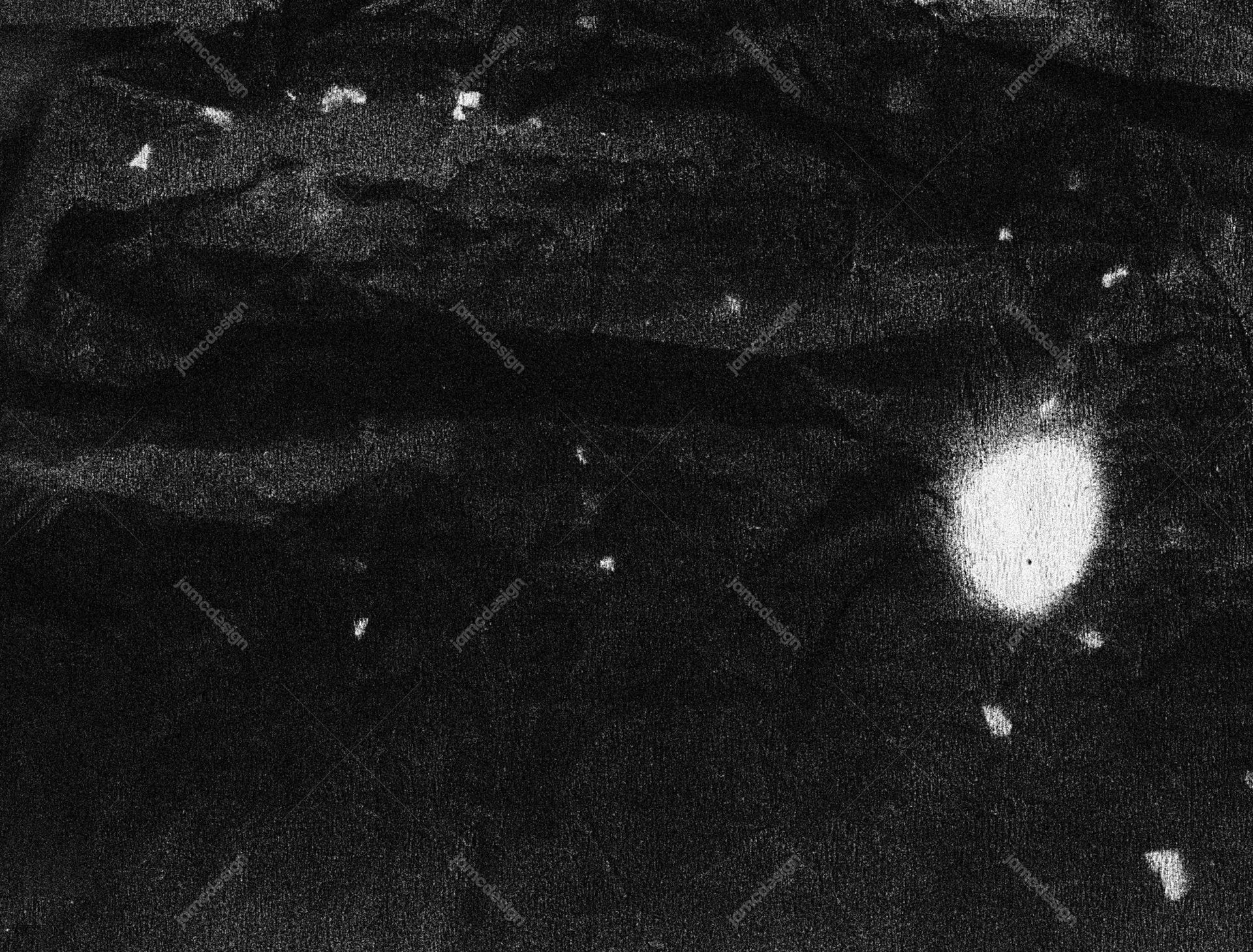 Black Distressed Texture With White Paint Scuffs. This JPG texture features a dark, grainy surface marked by scattered white paint scuffs and scratches