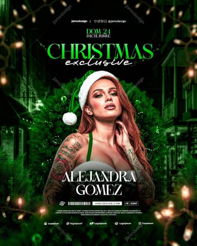 Christmas Exclusive Flyer Template PSD