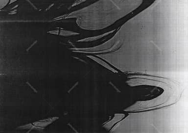 Sweeping Black Brushstrokes On Silver-Gray Texture