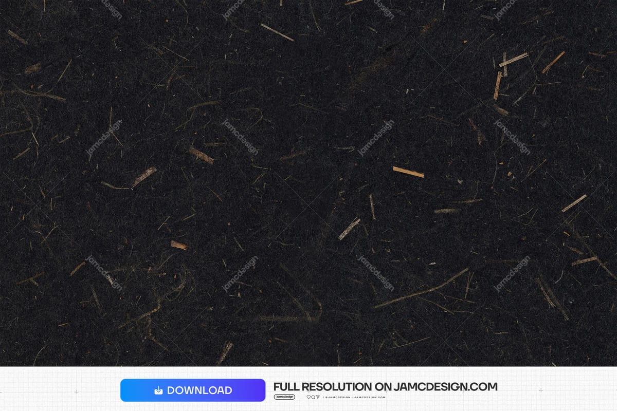 Dark Rough Texture With Fine Scratches. Black JPG texture with a dense, rough surface, fine pale scratches and scattered brown streaks across a dark field — Additional preview