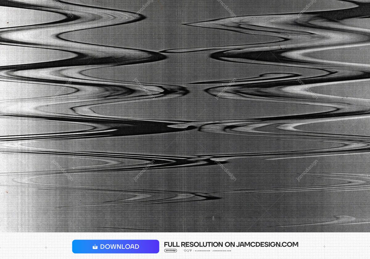 Dark Monochrome Liquid Wave Texture. Download this JPG texture of dark, monochrome liquid waves, with stretched bands, fine grain and subtle surface scratches — Additional preview