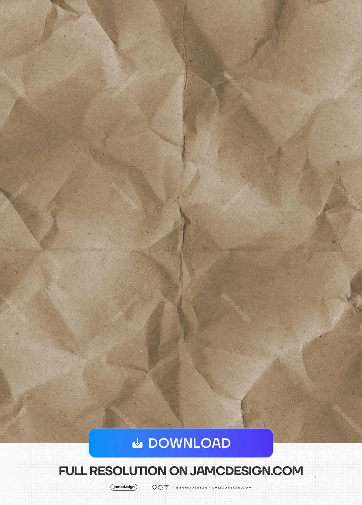 Beige Paper Texture With Angular Folds. This JPG texture shows beige paper crushed into angular, diamond like folds — Additional preview