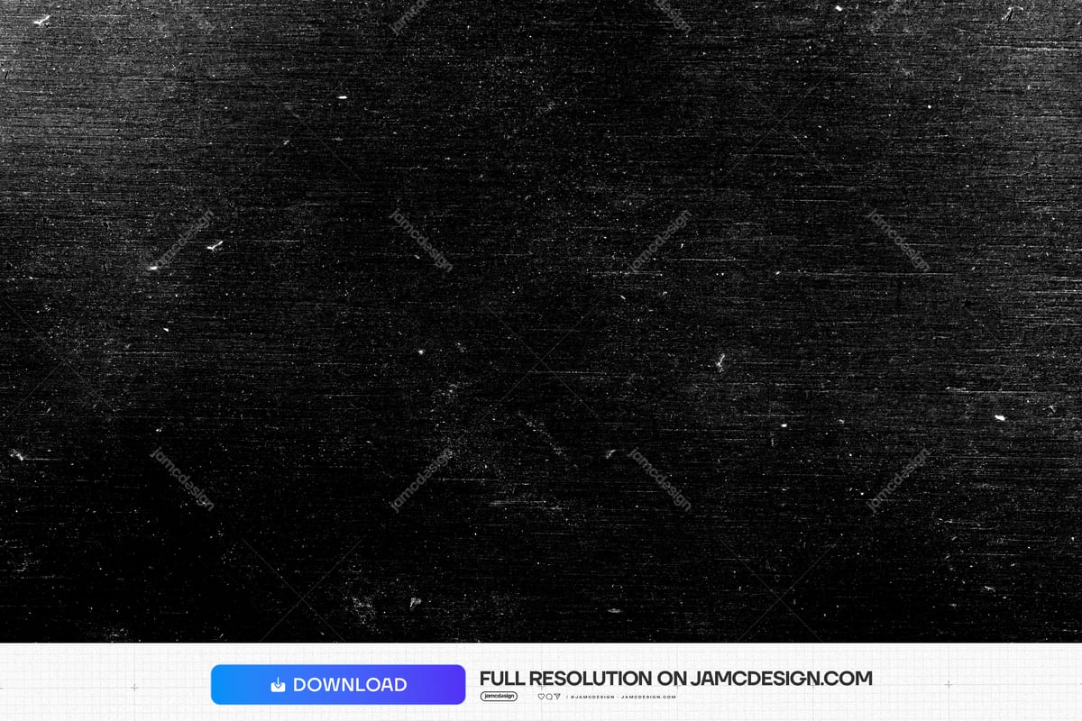 Black Scratched Grain Texture PNG. This PNG texture shows a dark monochrome surface with fine static grain, scattered pale flecks and worn scratches — Additional preview