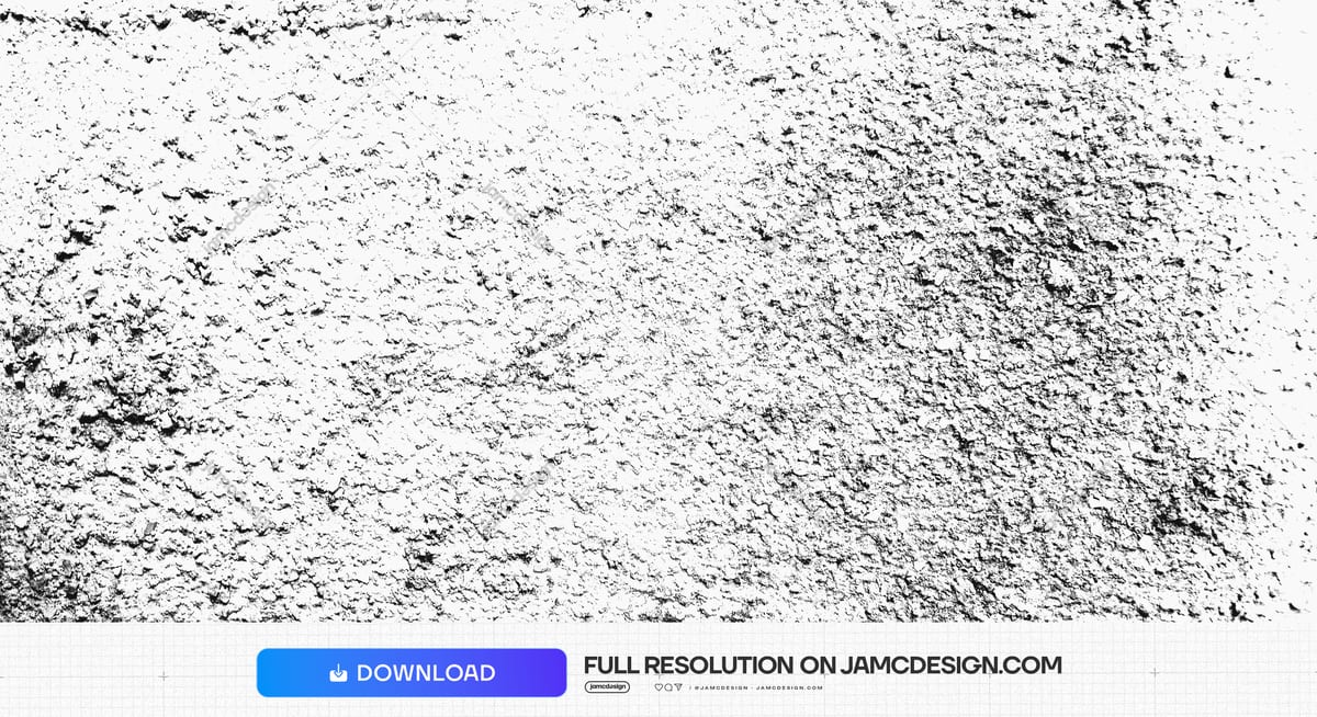 Rough Plaster Wall Texture With Dark Speckles PNG. A PNG wall texture with a rough, weathered plaster surface in white and gray — Additional preview