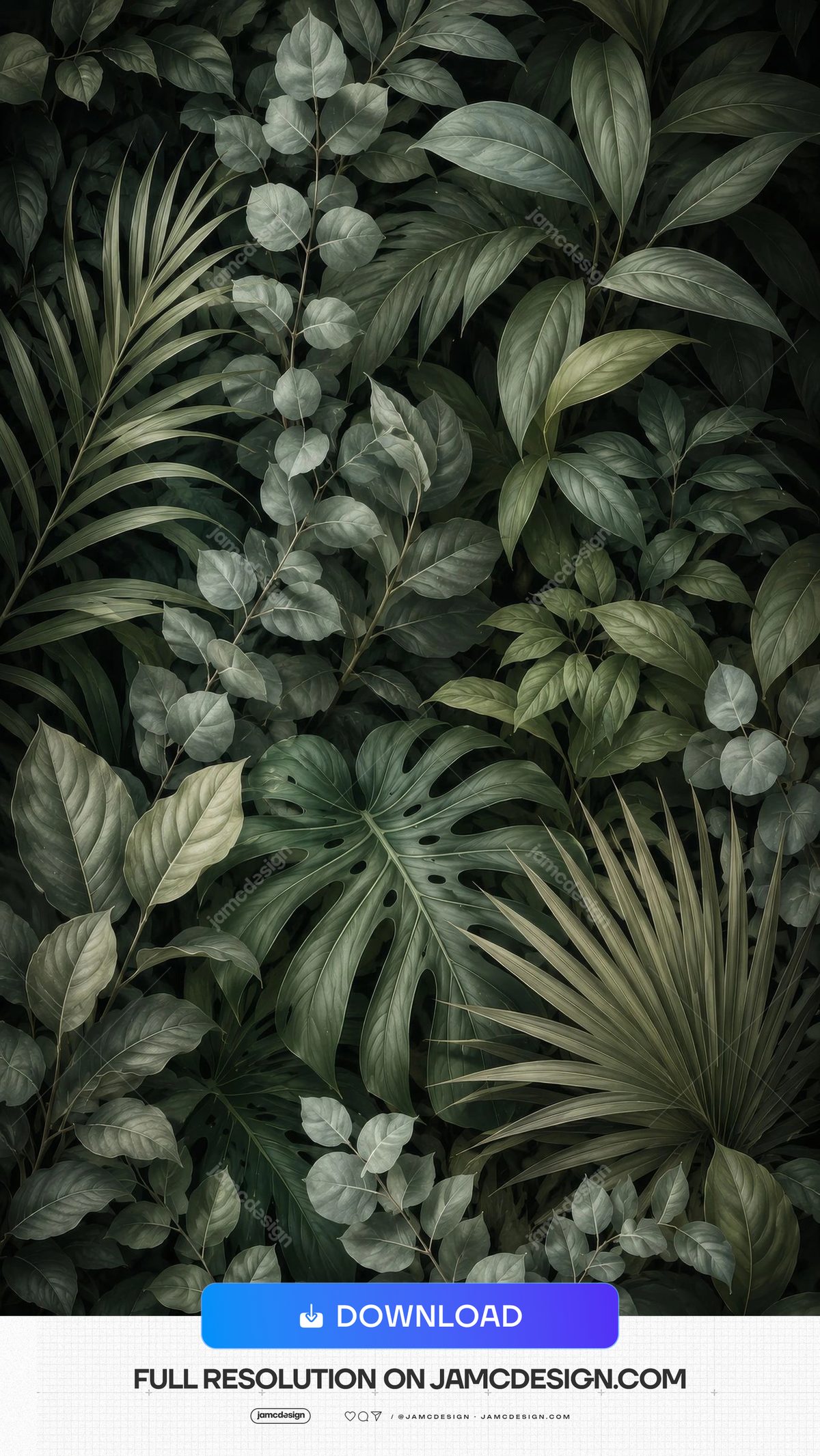 Sage Green Eucalyptus Tropical Foliage Background. Sage green tropical foliage background supplied as a JPG, with densely layered eucalyptus stems — Additional preview