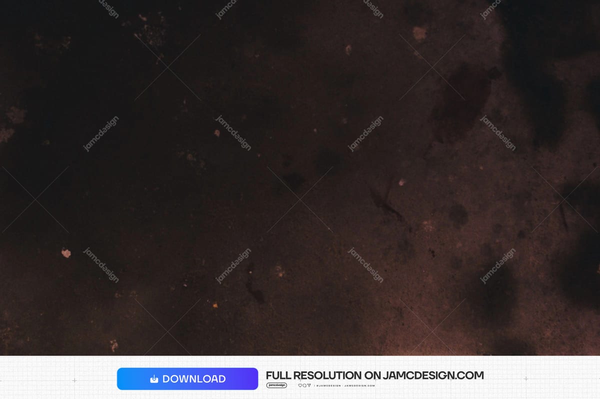 Dark Film Texture With Lower Edge Light Leak. This JPG texture has a dark black and brown surface, scattered glowing speckles — Additional preview