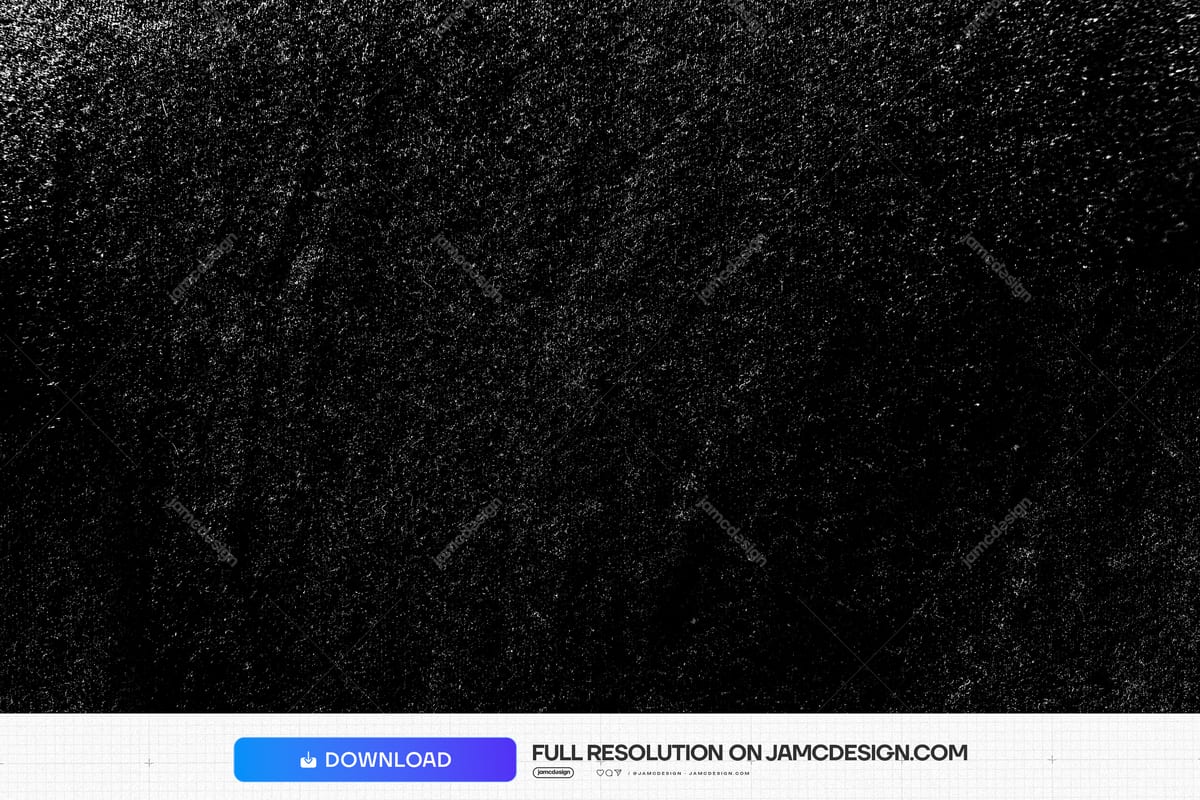 Near-Black Fine Grain Texture PNG. This PNG texture has a near black surface covered in fine, uneven pale grain and scattered distressed speckles — Additional preview
