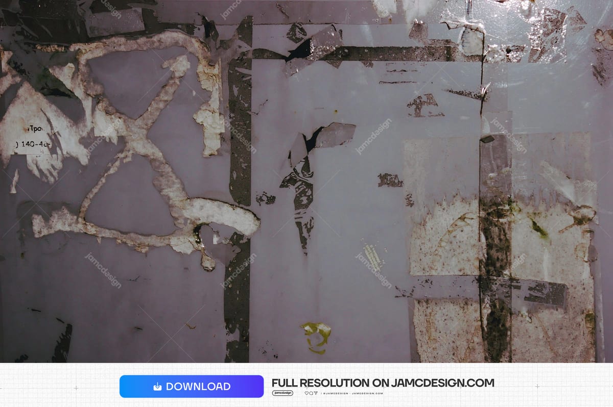 Weathered Mauve Painted Panel Texture. This distressed painted panel texture JPG shows pale gray mauve surfaces — Additional preview