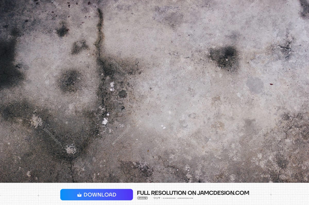 Aged Concrete Texture With Dark Mottling. Download this JPG concrete texture for surface overlays in graphic compositions, with aged pale gray cement — Additional preview