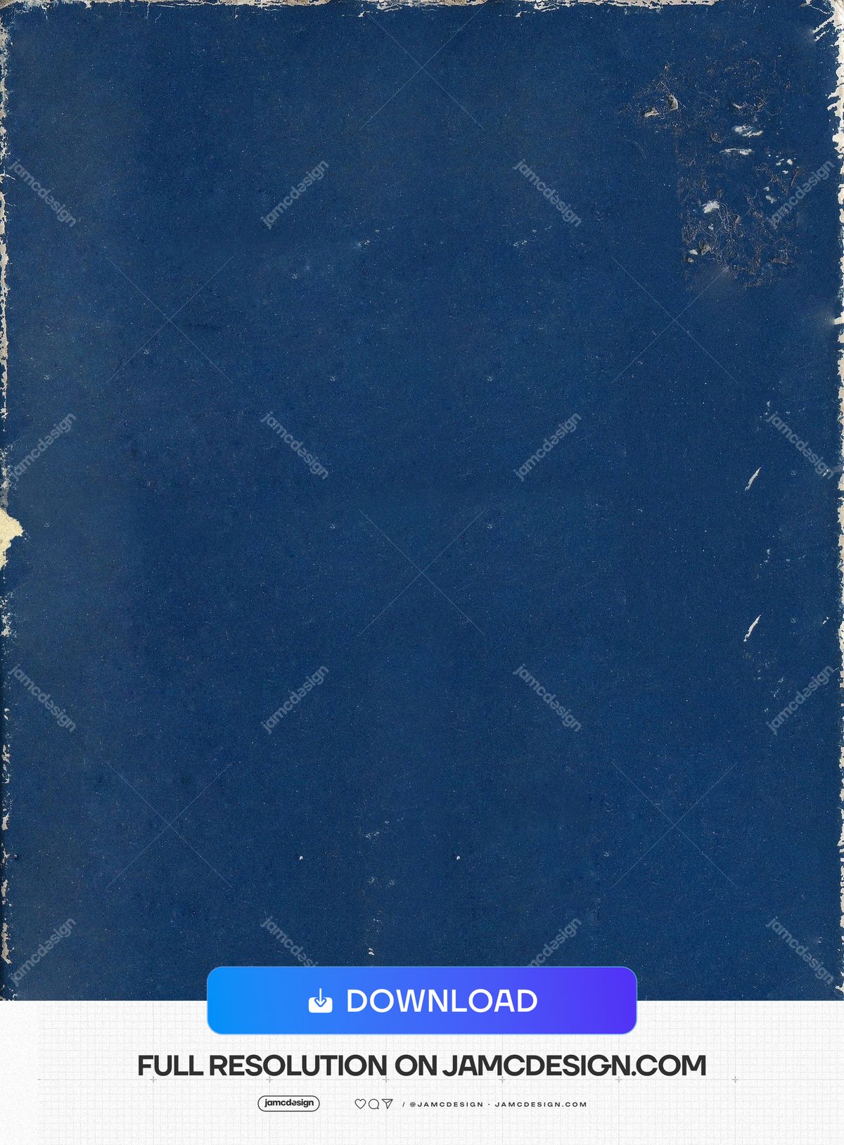 Textura De Pared Azul Con Pintura Desgastada. Esta textura JPG presenta una superficie pintada de azul intenso — Vista previa adicional