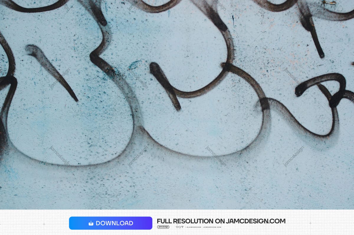 Light Cyan Concrete Texture With Black Graffiti. Download this JPG texture of a light cyan concrete wall — Additional preview